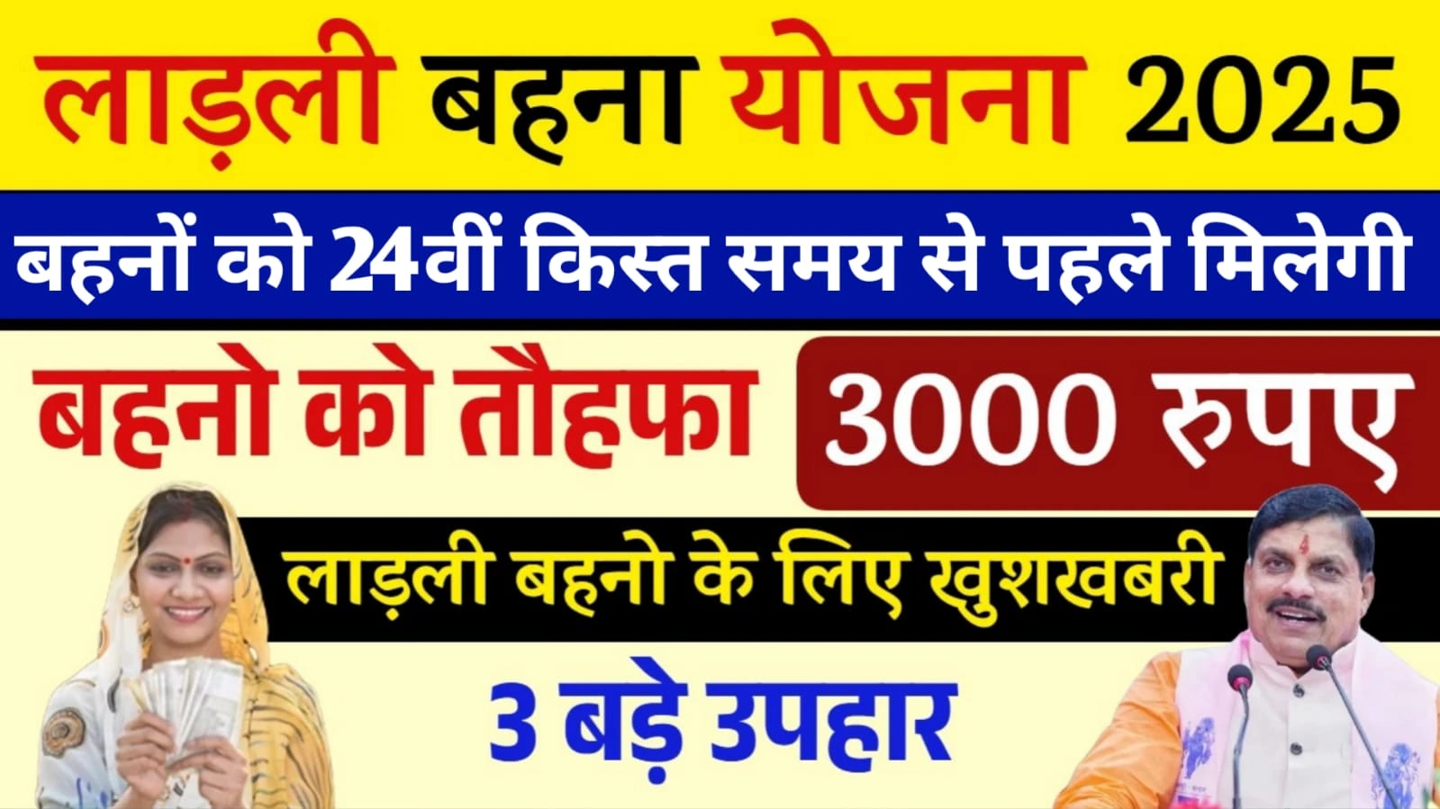 Ladli Behna Yojana 24th Kist Update