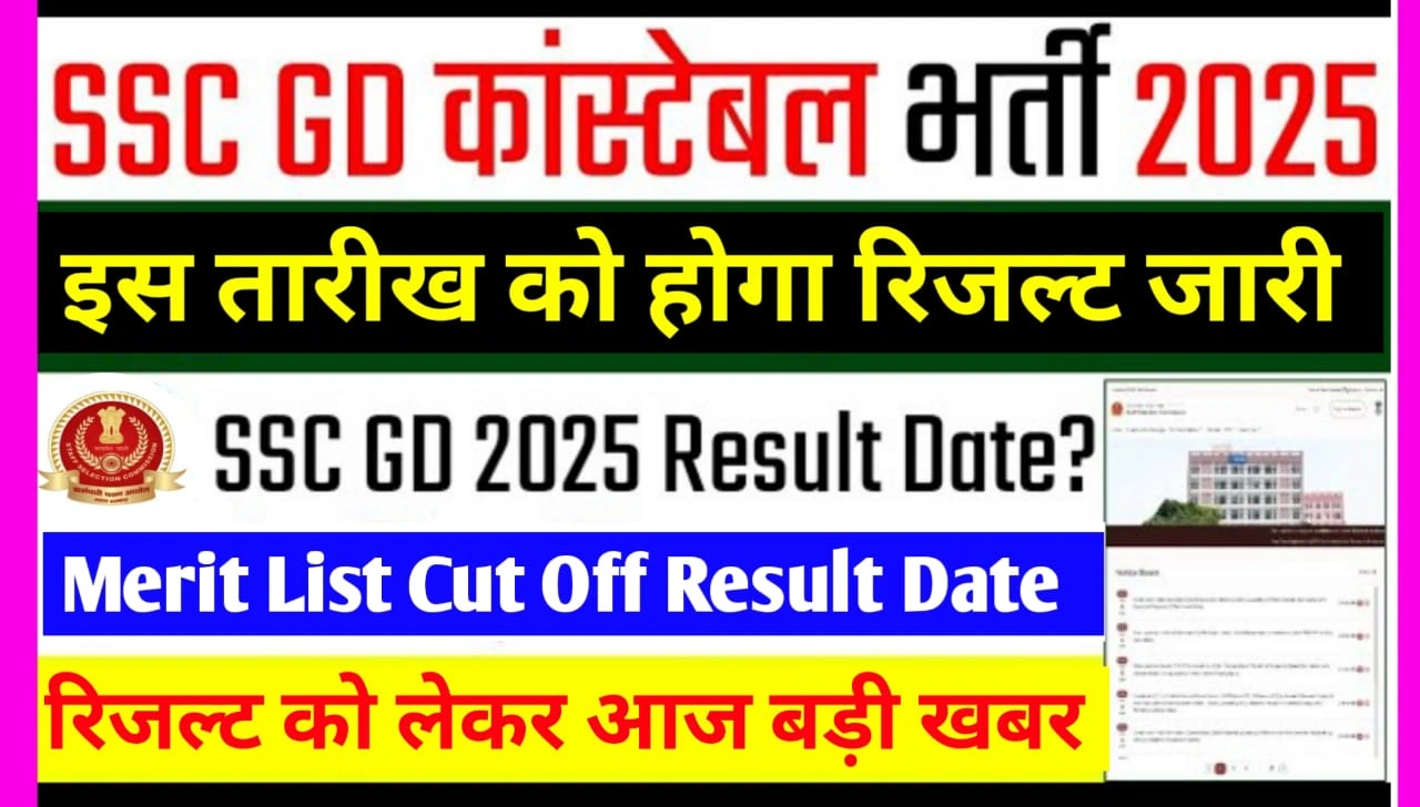 SSC GD Constable Result 2025